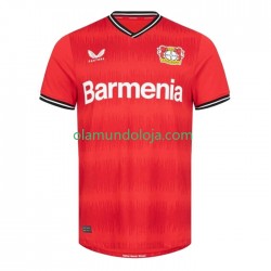 Camisola Bayer 04 Leverkusen Homem Equipamento Primeiro 2022-2023 Manga Curta